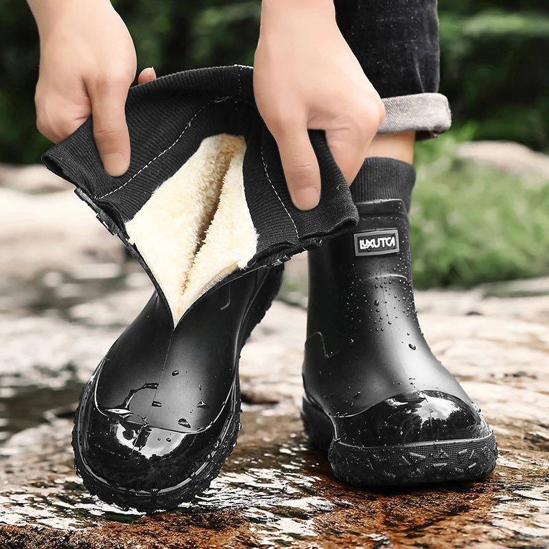 Fishing Boots - Erkekler İçin Kışlık Su Geçirmez Yağmur
