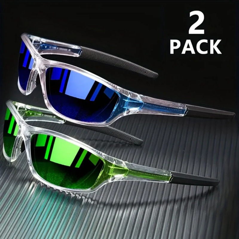 Fishing Sunglasses Polarized - 1/2 adet erkekler için spor güneş