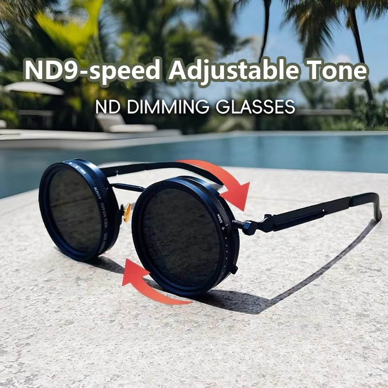 Fishing Sunglasses Polarized - Polarize Yuvarlak Güneş Gözlüğü ND9 Ayarlanabilir