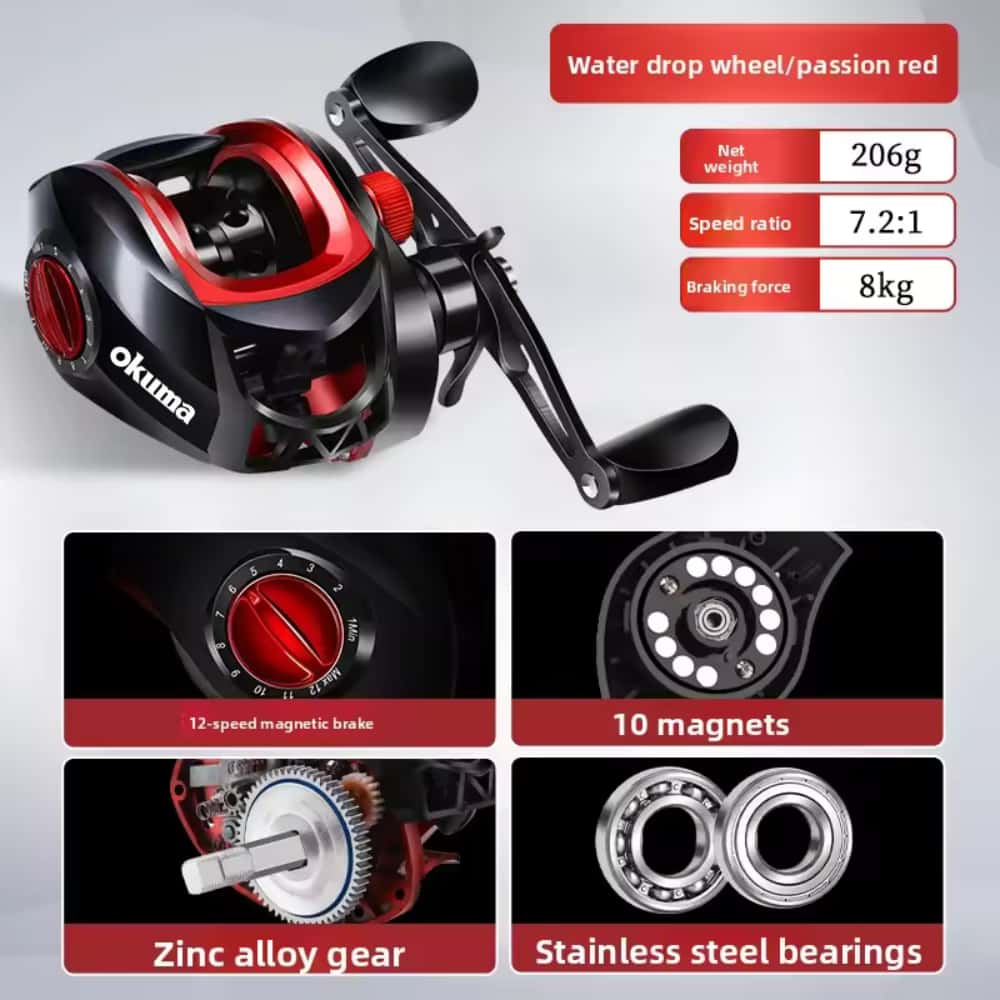 Okuma Baitcasting Balıkçılık M - Abu Garcia Reel Max incelemesi ve fiyatı